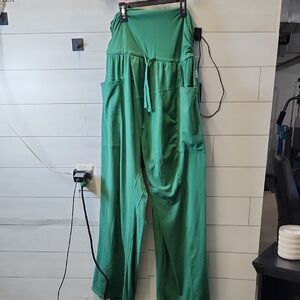 NWOT Free People Green Wide Leg Pants Women's
